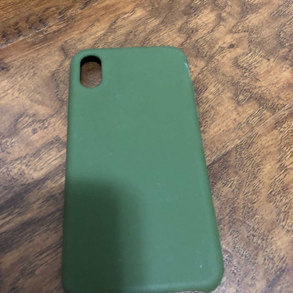 Green Silicon IPhone X Case NWOT